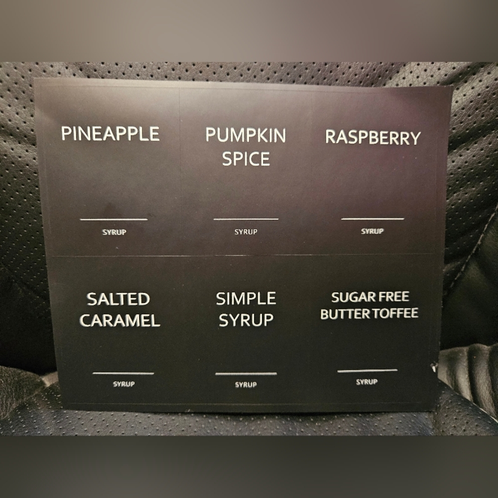 Syrup‎ Label Stickers Set - Picture 10 of 12